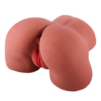 2-in-1 TPE Butt Masturbator with Dual Channels