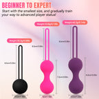 3-Piece Kegel Ball Set for Women – Silicone Pelvic Floor Exercisers with Graduated Weights