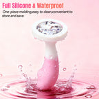 3-Piece Curved Silicone Anal Plug Set – Graduated Sizes with Crystal Jewel Bases