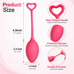 6-Piece Kegel Weight Set for Women – Silicone Pelvic Floor Exercisers with Progressive Training