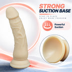 6.85-Inch Silicone Dildo with Suction Cup