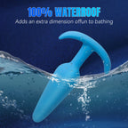 3-Piece Color Swirl Silicone Anal Plug Set - image 6