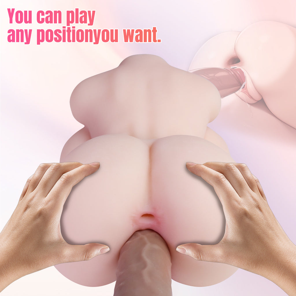 Realistic Dual-Channel TPE Torso Masturbator - image 6