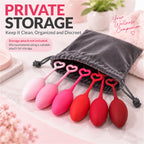 6-Piece Kegel Weight Set for Women – Silicone Pelvic Floor Exercisers with Progressive Training