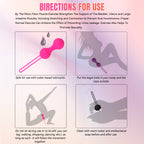 3-Piece Kegel Ball Set for Women – Silicone Pelvic Floor Exercisers with Graduated Weights