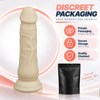6.85-Inch Silicone Dildo with Suction Cup