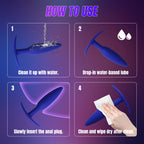 3-Piece Silicone Anal Plug & Bead Set – Graduated Training Kit with Pull Ring